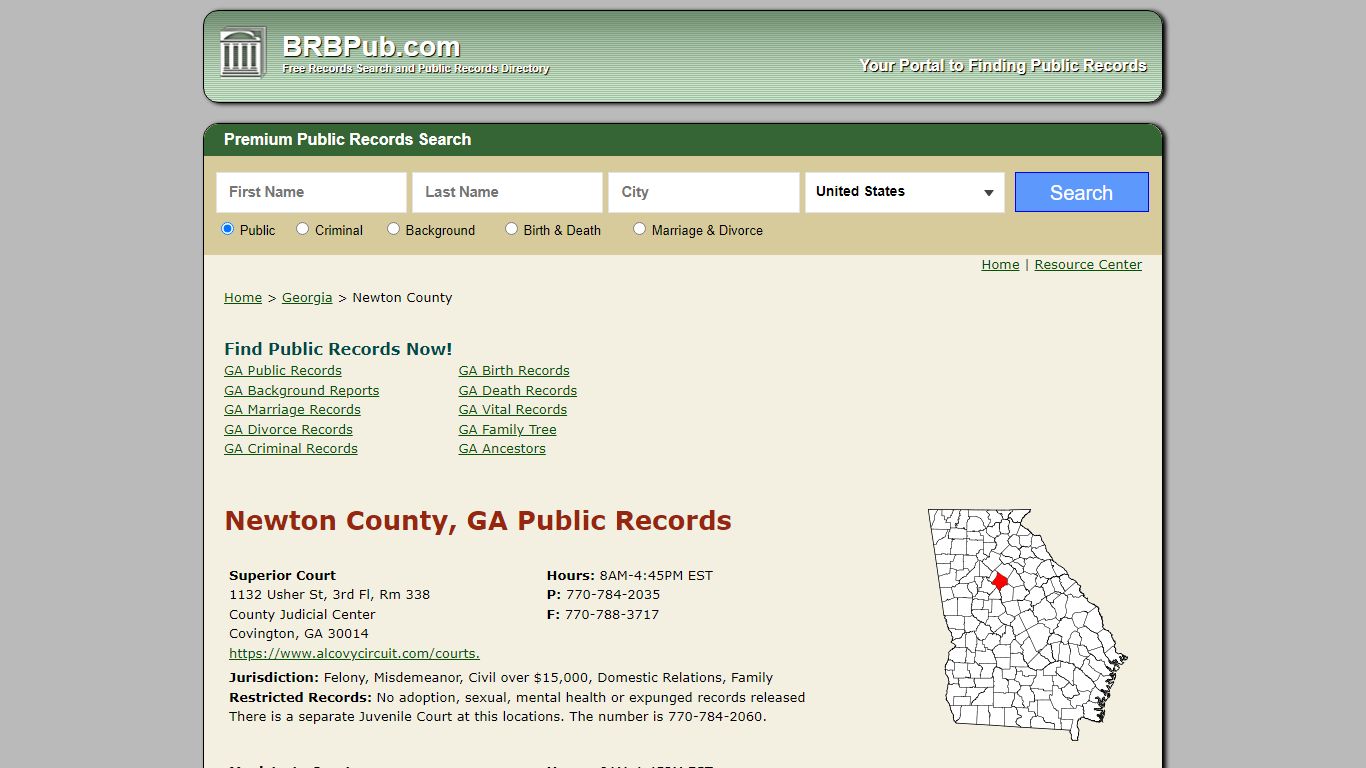 Newton County Public Records | Search Georgia Government ...